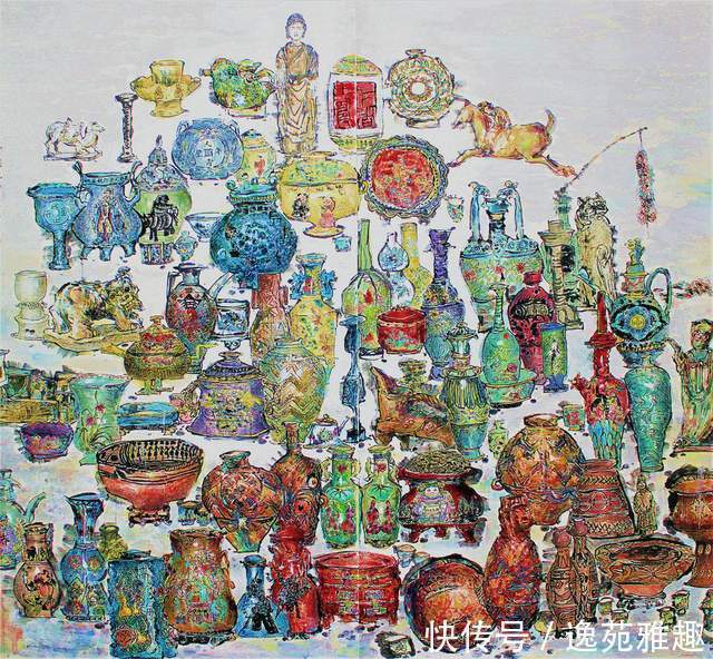 x90@「画作欣赏」岁华绘花又绘鸟,时光爱鸟更爱人,余国城画作欣赏