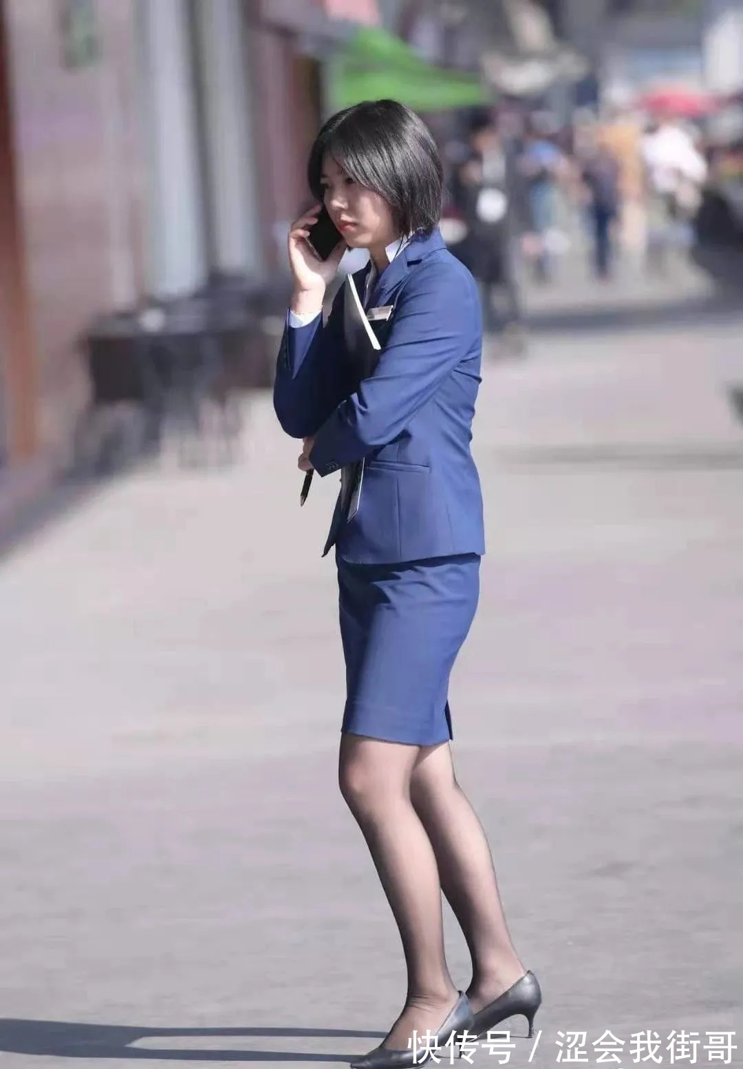 职业装 街拍职业装美女