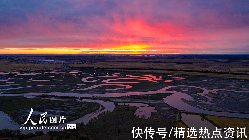 齐齐哈尔|黑龙江齐齐哈尔：阿伦河沿岸层林尽染