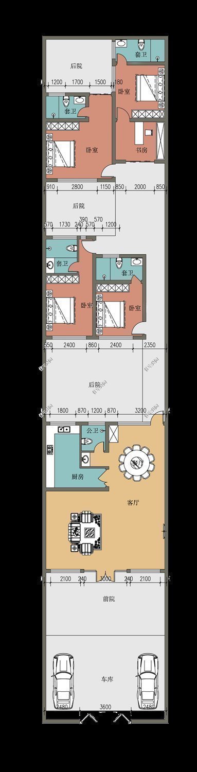 养老房|养老房还是一层好,10套一层农村户型,建一栋出来送给父母正合适
