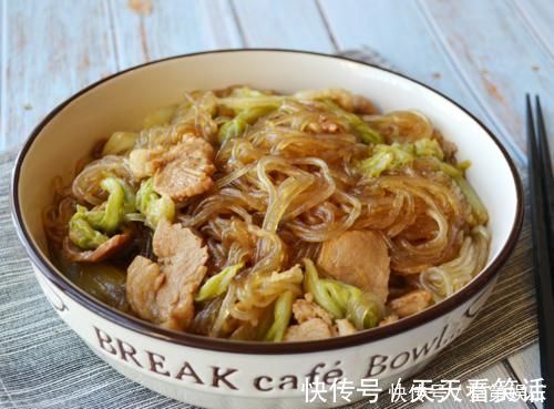 粉条|炒白菜时,切好直接炒就错了!多做1步,鲜美脆爽入味,还不出水