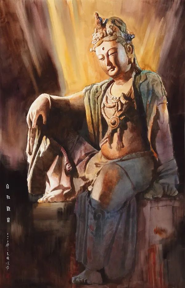万佛神秘灵性|美到极致的水彩佛像,我第一个服了!