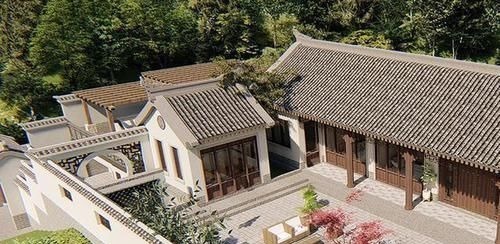 四合院|牛75万自建最美四合院,白墙黛瓦,庭院幽深,堪称传世之院