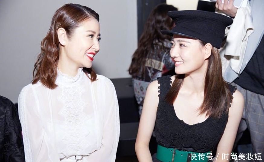 徐璐美|徐璐美到国外去了,黑色连衣裙配绿腰封,戴军装帽气质都提升了