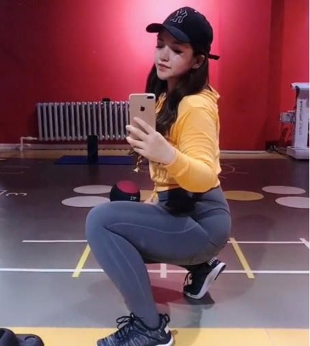 丰腴|140斤黑龙江健身女神, 丰腴不失美感, 身材饱满肉长的恰到好处