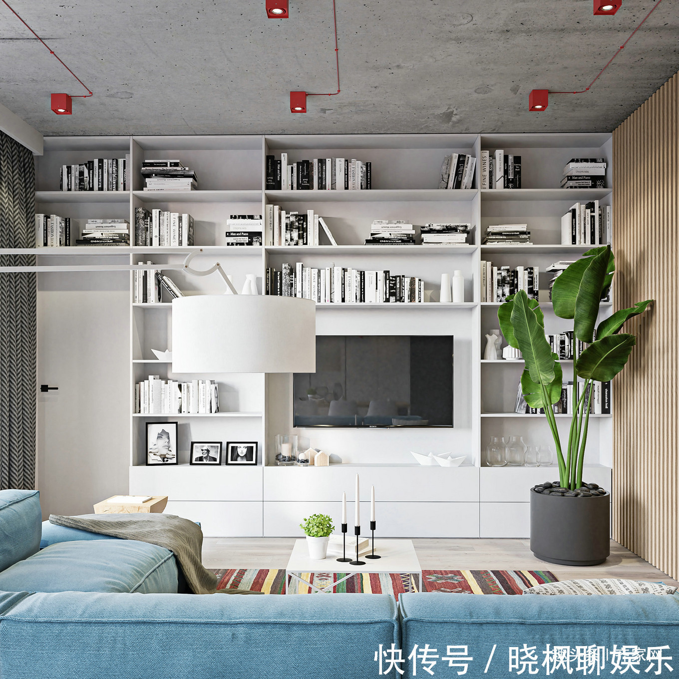 工业风|110m2工业风,不规则灯饰,民族风地毯,落地窗,释放生活压力!