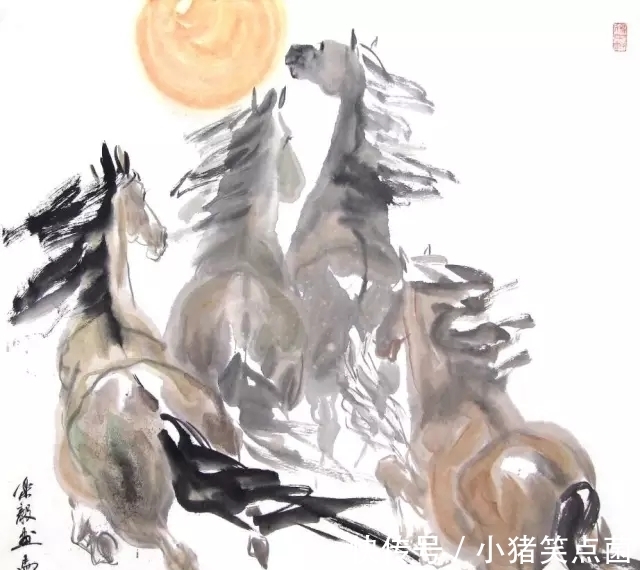 人观|他笔下的骏马,作品不落俗套,让人观之如闻其声