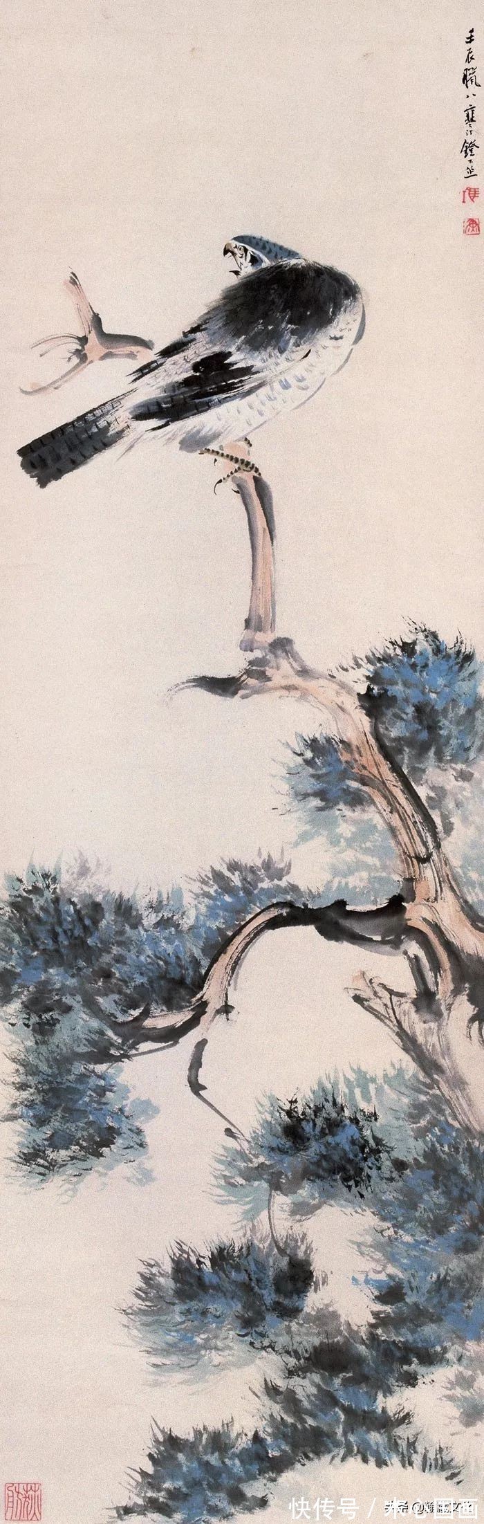 任伯年&江寒汀先生小写意花鸟画欣赏(一)