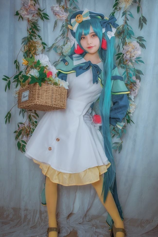 初音|cos：初音未来MIKU冬装