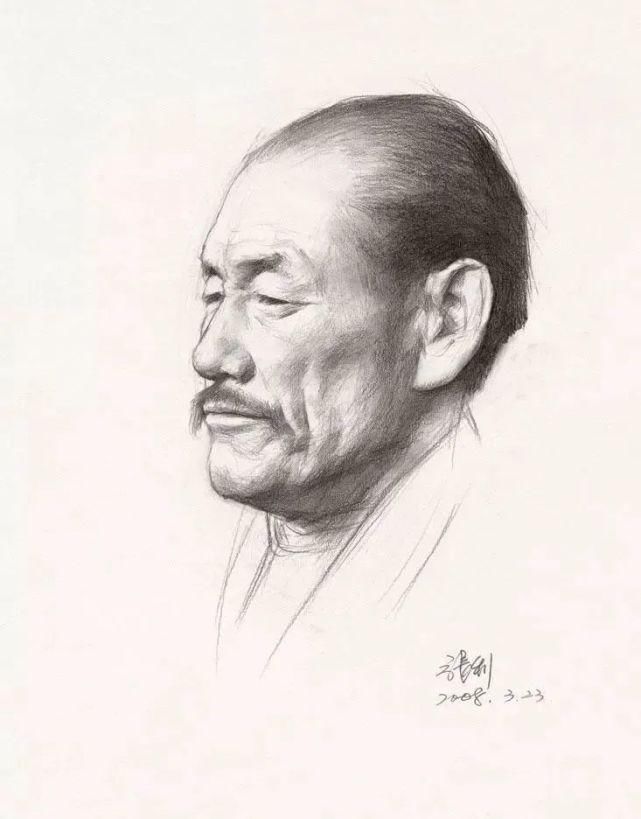 美术系|解放军艺术学院美术系教授，张利素描欣赏！