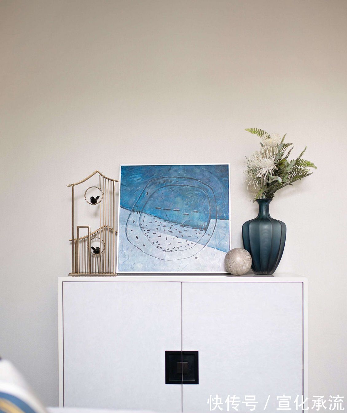 摆件|当诗意遇见新中式,142㎡最美之家,一入户,客厅就足够惊艳到你