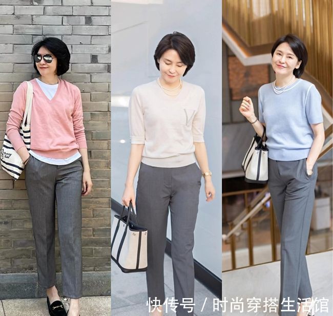 穿搭|女人50岁后别总穿打底裤,备上这3条裤子,不仅百搭还显气质