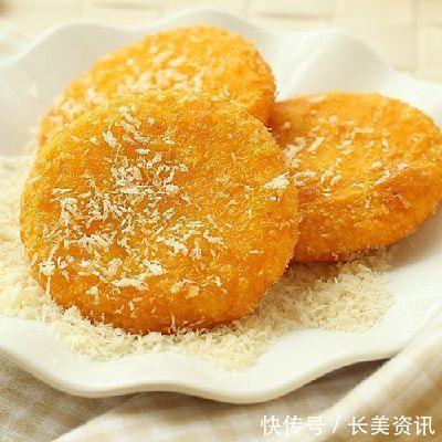 冬天最馋的就是这道南瓜饼，香甜糯口回味无穷，隔壁小孩都馋哭了