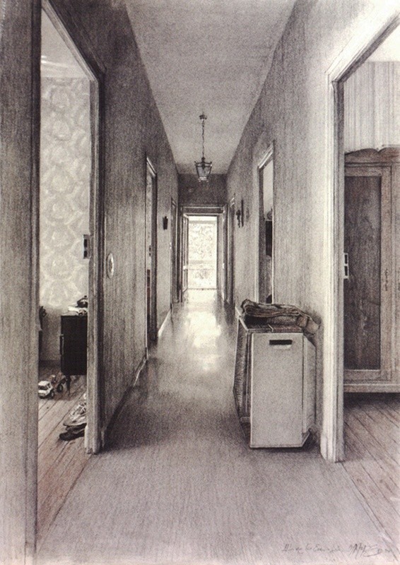 素描&唯美写实的素描,西班牙艺术家Miguel Angel Oyarbid笔下的树