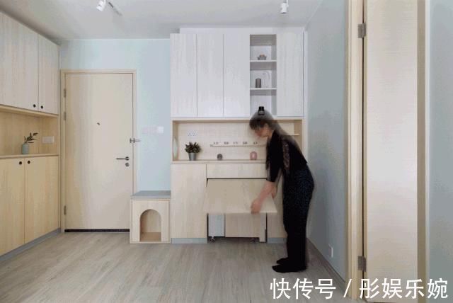 小户型|50㎡小两居,宽敞大气,隐藏的人性化设计实用舒适,太机智了