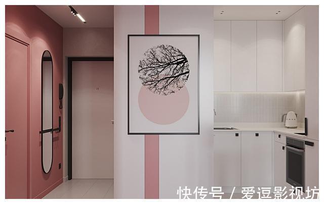 玩转|她家只有33㎡,大胆玩转治愈系色彩,原来一个人也可以很甜!