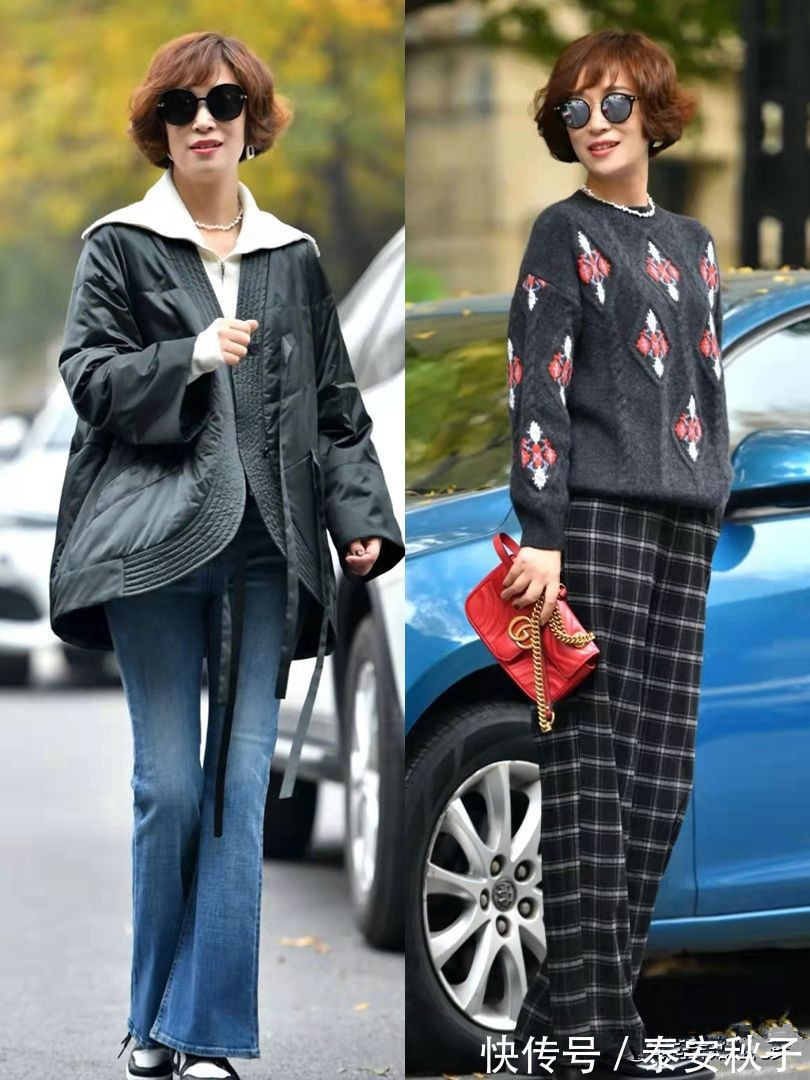 羽绒服 60岁女人别穿得像大妈!学她的气质感穿搭:纵然老去也能优雅迷人
