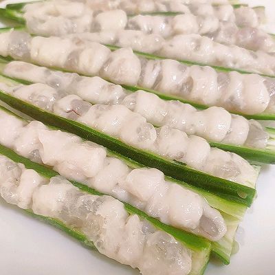 小米椒|虾滑酿秋葵