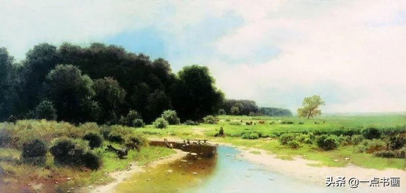 风景$光色优美的俄罗斯风景油画,如此迷人美丽