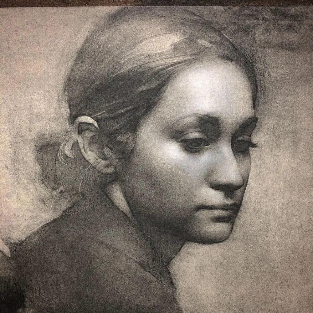 调子|很硬核，一张素描500万网友围观，绝美线条让你欲罢不能，看一百遍都不腻！