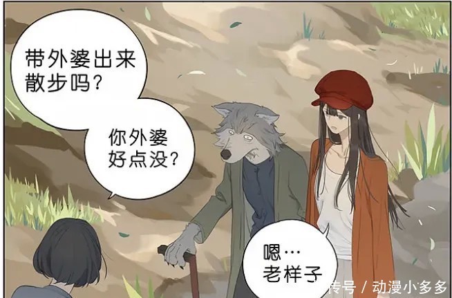 小红帽|人性漫画:小红帽的外婆被大灰狼慢慢吃掉了!