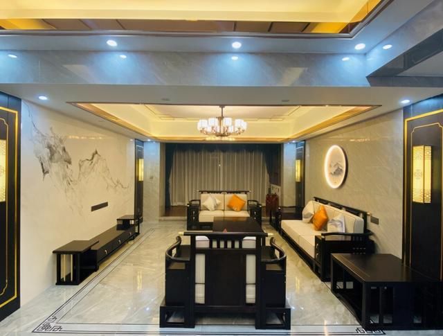 东方美学|福建厦门思明区158㎡新中式风格，浓重的文化馨香