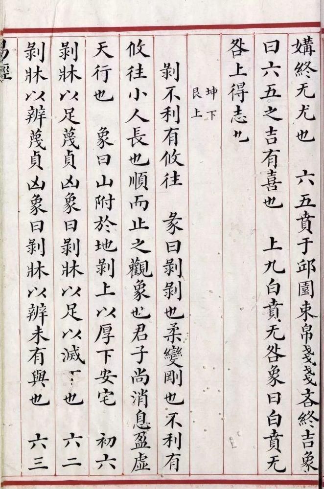 小楷|每一个字都值得临写!可惜这本小楷《易经》已经不在国内!