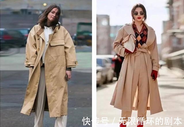 卡其色 风衣火了十几年,该换个穿法了!这些“新潮搭配”,时髦又高级!