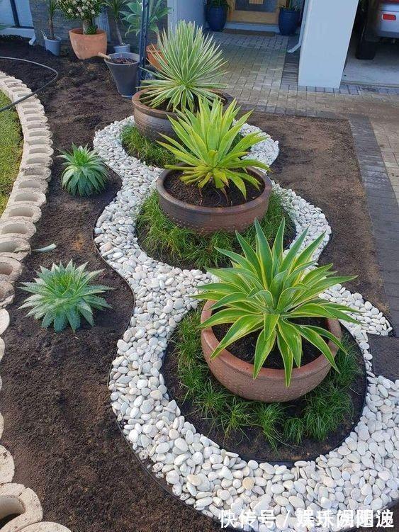 独门独院|我要是有个院子我也这样装!鹅卵石铺院子,没想到竟能这么美!