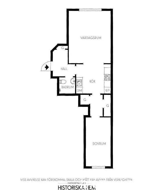 小户型|47平米充满植物的家,小户型也能打造奇幻北欧风!