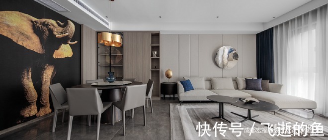 四居室|146平米四居室现代简约风