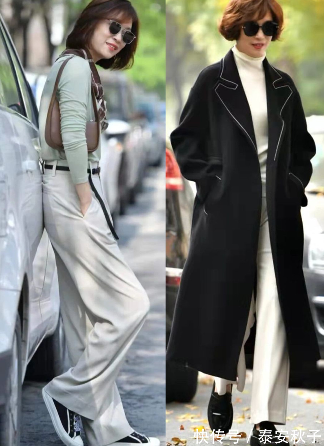 半身裙|55岁之后,建议少穿“卫衣+牛仔裤”!早春这样搭:很美、很高级!