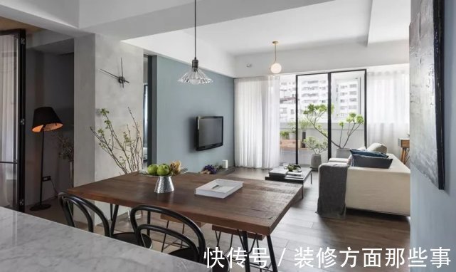 爱花|93㎡现代简约,阳台的清新,透过玻璃充满了全屋!