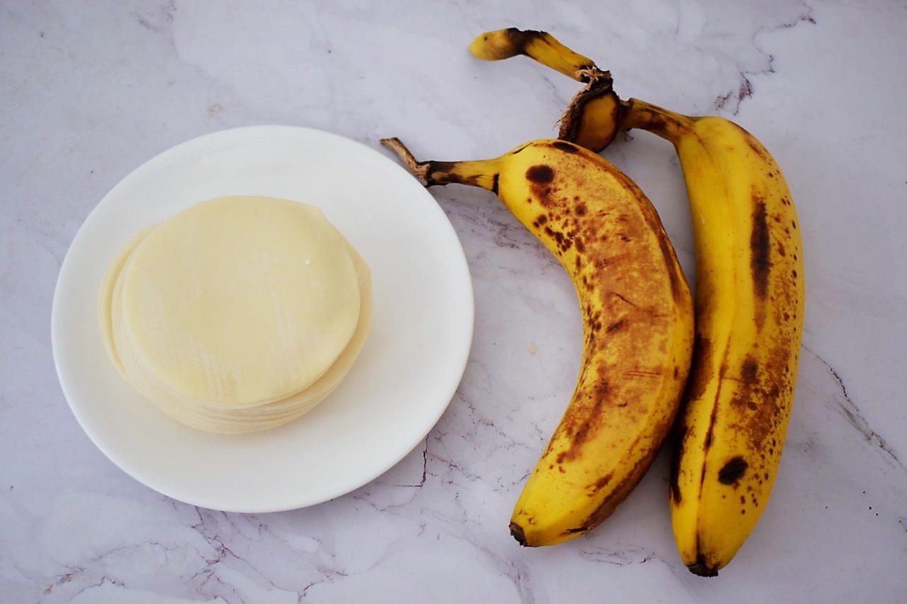 好吃可口的饺子皮香蕉派,美味健康,一口满足