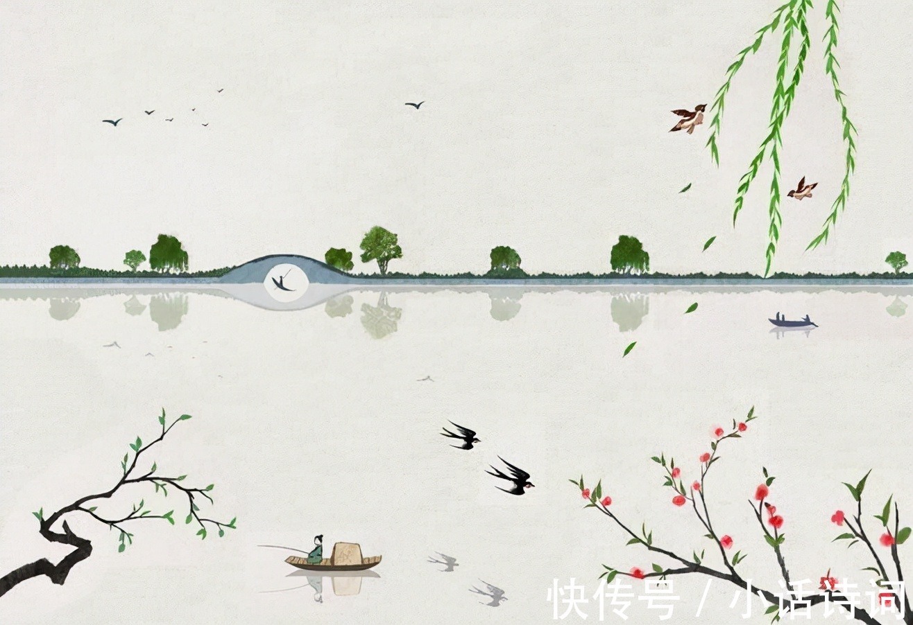 湖面@开场即巅峰,未来有可待:苏轼在杭州西湖,写下了人生的第一首词