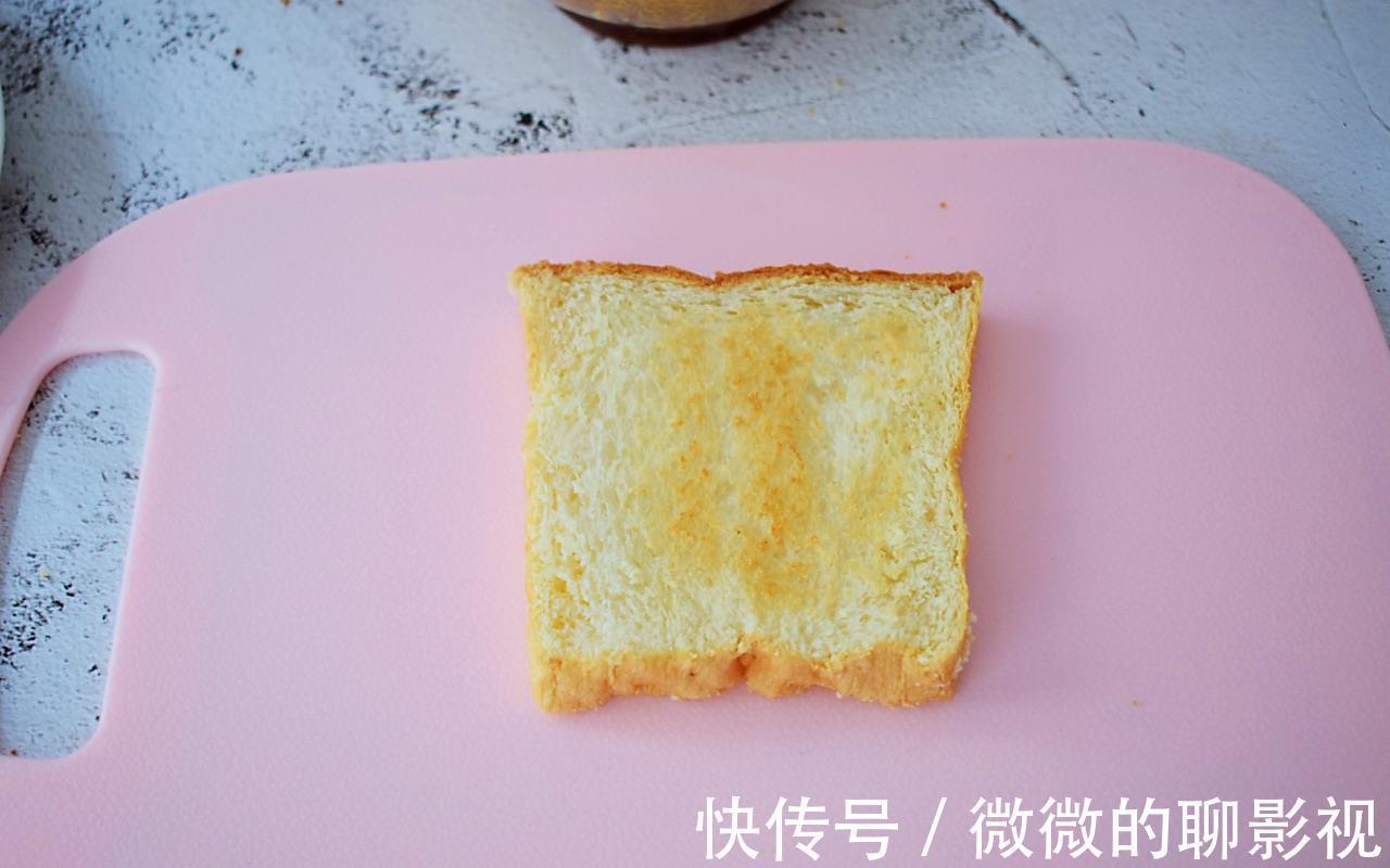 吐司片|香浓可口的火腿蛋三明治,营养满满,制作简单
