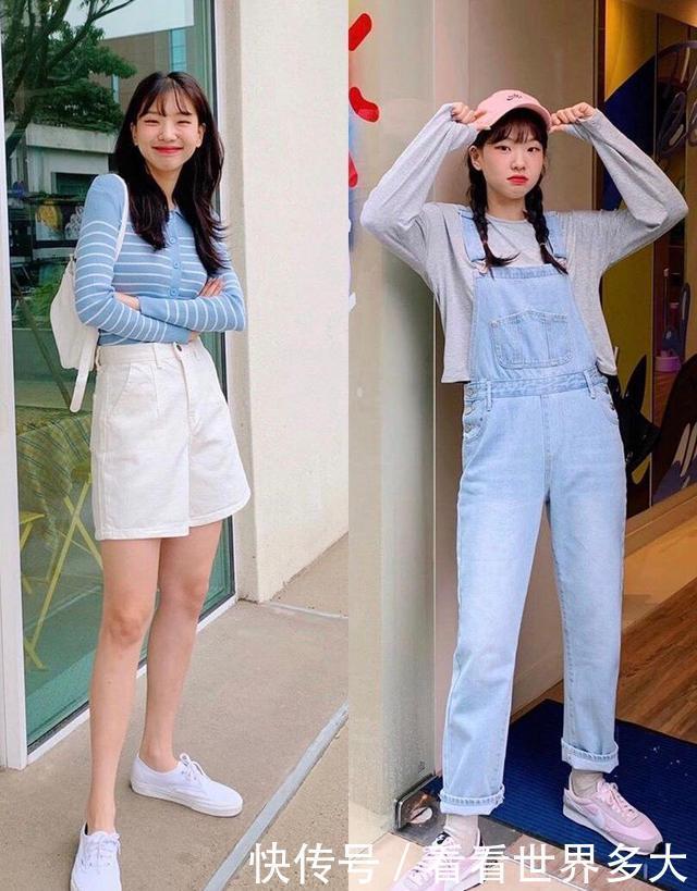 减龄|喜欢韩系风格的小姐姐,来看下时尚博主的穿搭,减龄活泼