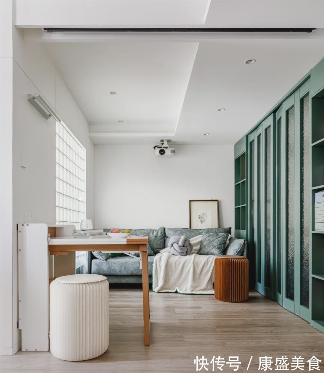 大便利|57㎡破旧老学区房大爆改,小户型也能拥有大客厅!太羡慕了!