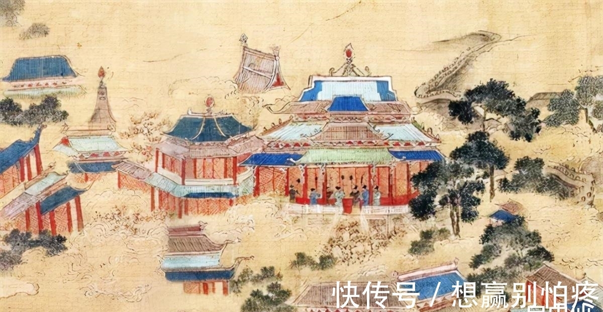 古画&500年前的明代古画，放大后仔细一瞧，角落中的男人足以改变历史