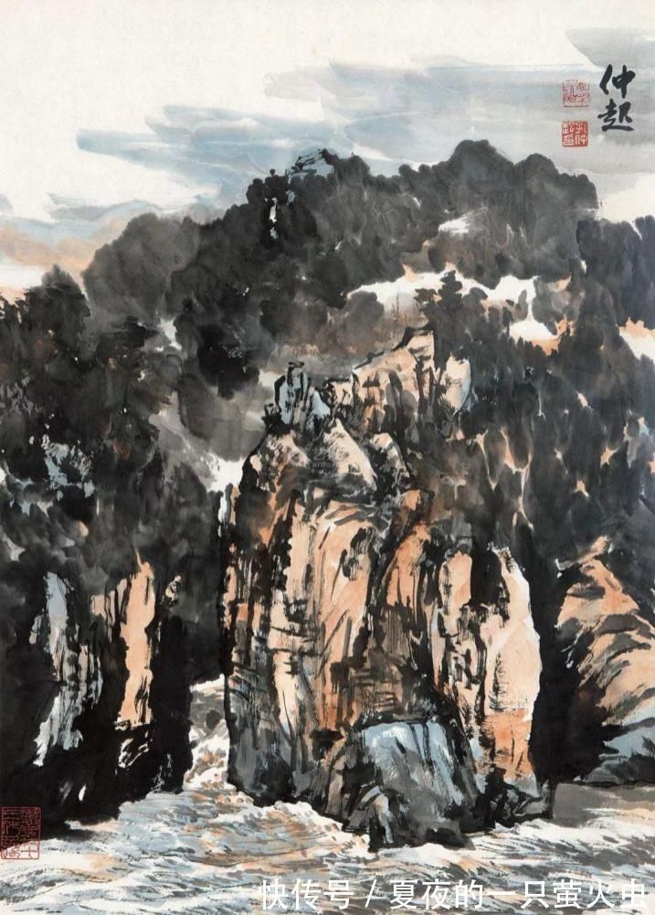 浙江潮|胸有万水千山，自然云生水起——孔仲起山水画欣赏