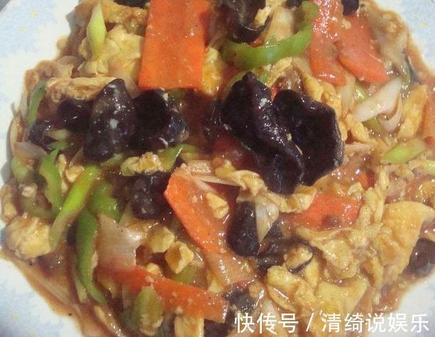 没有肉丝，就来款鱼香炒鸡蛋吧，配上白米饭，那叫一个爽