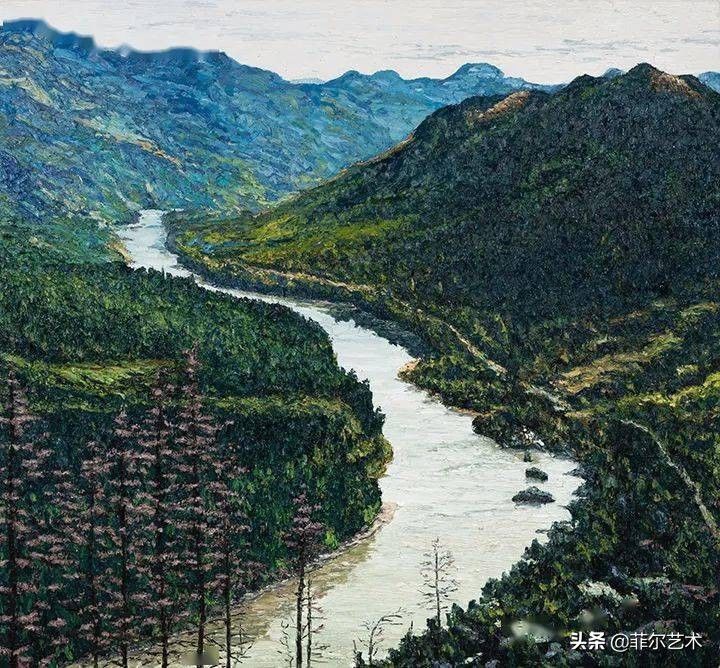 风景|加拿大画家马特·巴恩具象风景油画，笔触厚重流畅，美