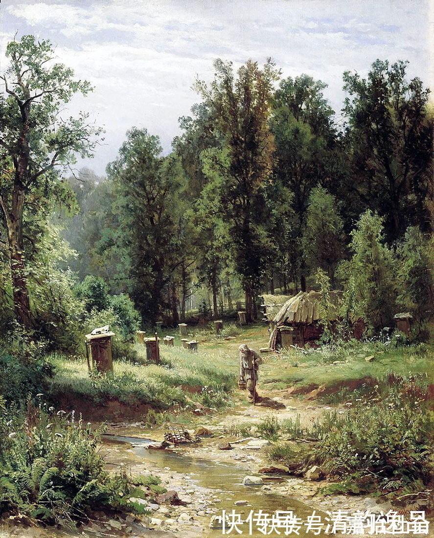 油画&俄罗斯油画大师,伊凡·伊凡诺维奇·希施金,风景油画作品选集