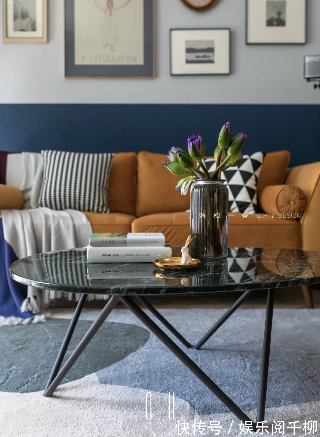 文艺|128㎡现代轻奢,稳重配色+文艺布置,让生活充满诗意与情趣