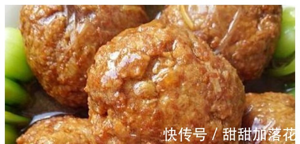 忘记|鲜美的红烧狮子头,吃一次就难以忘记,大快朵颐!