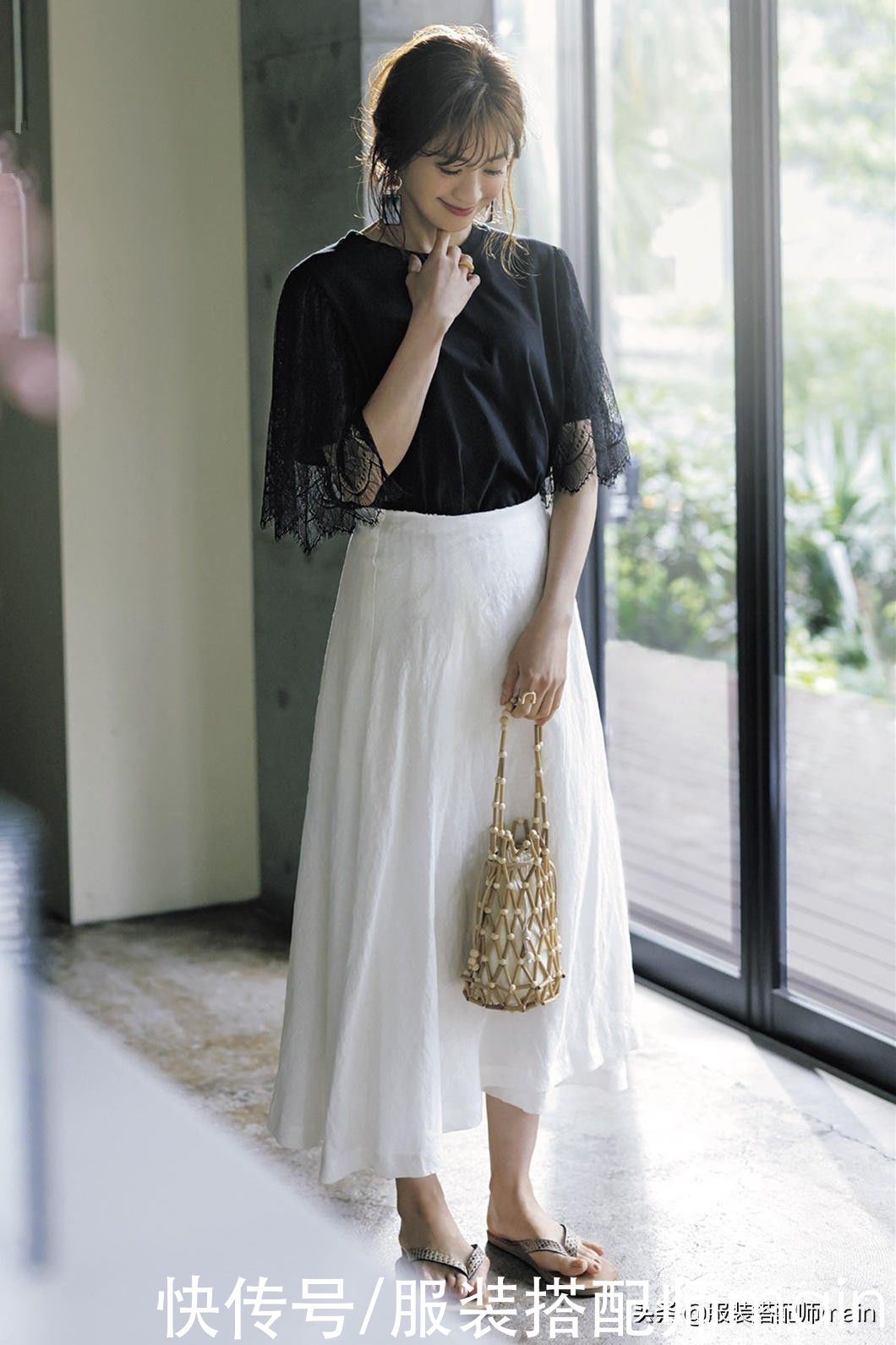 胯宽腿粗的女孩，试试这条“伞裙”，遮肉显瘦两不误