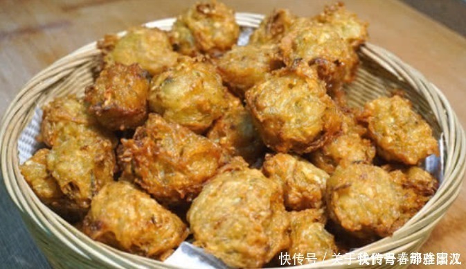 炸萝卜丸子，加面粉还是淀粉？都不对，教你做法，外酥里嫩不回软