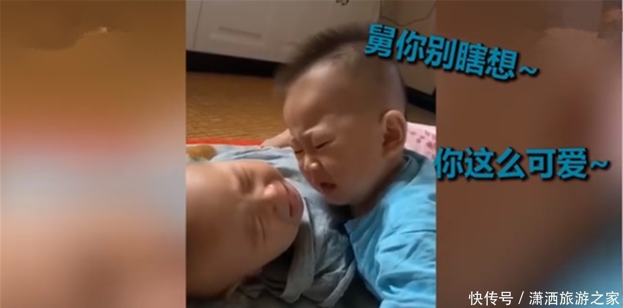 宝妈|小舅舅睡醒没找到妈妈急得直哭,外甥眼含热泪“婴语”安抚我懂你