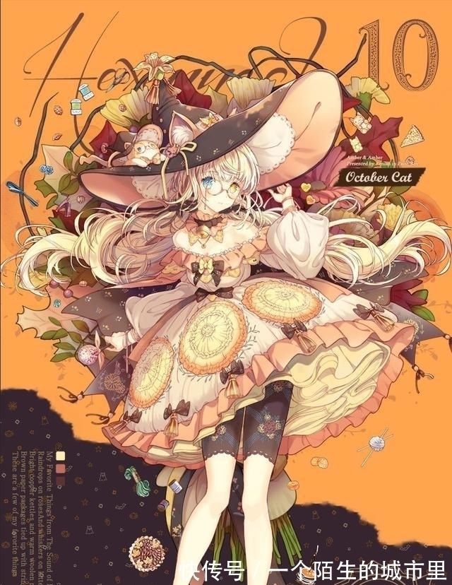 复古风#画师笔下12月份拟人化,8月是清纯少女,4月份最特别