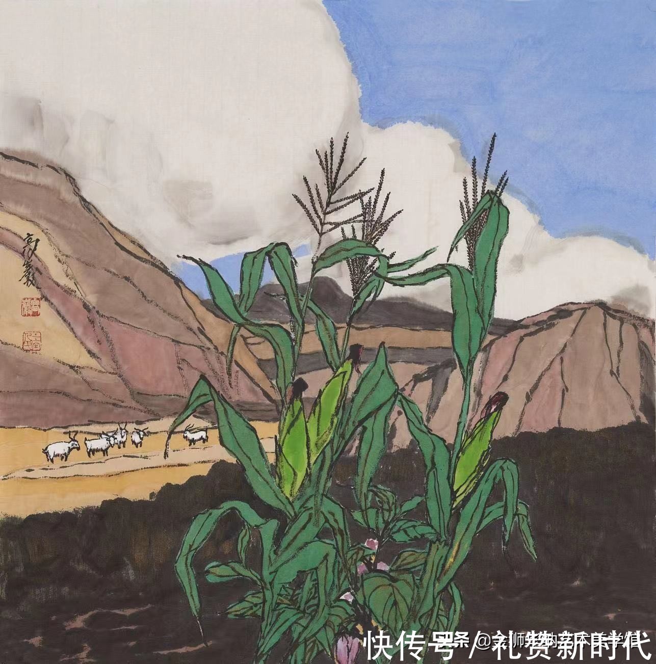 美术展#西部风情：画家高岩先生骏马系列绘画艺术赏析